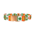 Lucky Clover Dog Collar - metal rose gold