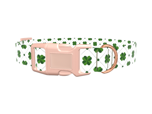 Dotted Clover Dog Collar