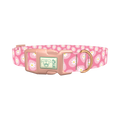 Easter Egg Daisy Dog Collar - plastic rose gold