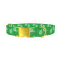 Clover Outline Dog Collar - metal gold