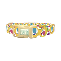 Beach Ball Dog Collar - plastic gold