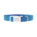 Oceanic Gradient Dog Collar - plastic silver