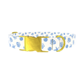 Seashells Beach Dog Collar - metal rose gold