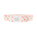 Colorful Bloom Dog Collar - plastic silver