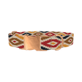 Tribal Rhombus Star Dog Collar - metal rose gold