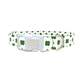 Dotted Clover Dog Collar - plastic rose gold