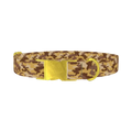 Desert Camo Dog Collar - metal gold