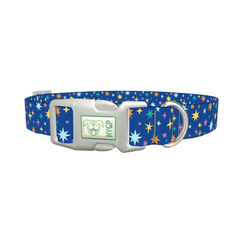 Starry Sky Dog Collar - plastic silver