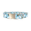 St. Patrick's Rainbow Dog Collar - metal gold