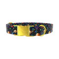 Space Planet Dog Collar - metal rose gold