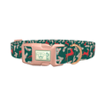 Christmas Deer Dog Collar - plastic rose gold