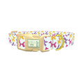 Balloon Dog Pattern Dog Collar - plastic gold