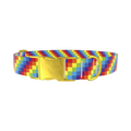 Rainbow Checkered Dog Collar - Thumbnail 1
