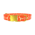 Western Skull Dog Collar - metal rose gold