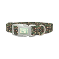 Camouflage Pattern Dog Collar - plastic silver