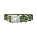 Pixel Camo Dog Collar - plastic silver