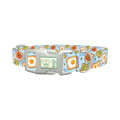 Breakfast Toast Dog Collar - plastic silver
