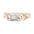Western Hat Stars Dog Collar - plastic silver