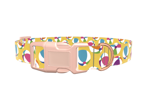 Beach Ball Dog Collar
