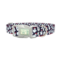 Christmas Ghost Dog Collar - plastic silver