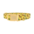 Fall Acorn Dog Collar - plastic gold
