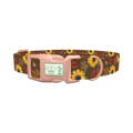 Autumn Floral Dog Collar - plastic rose gold