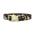 Rosehip Butterfly Dog Collar - plastic gold