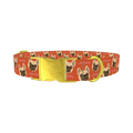 French Bulldog Dog Collar - metal gold
