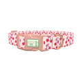 Heart Cherry Dog Collar - plastic rose gold
