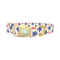 Striped Stars Dog Collar - plastic gold