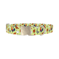 Chicken Rooster Dog Collar - metal silver