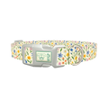 Wildflower Meadow Dog Collar - plastic silver