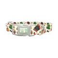Oktoberfest Music Dog Collar - plastic silver