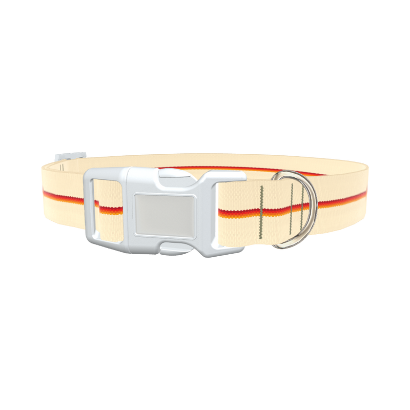 Geometric Hexagon Dog Collar - plastic rose gold