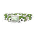Soccer Ball Dog Collar - plastic silver