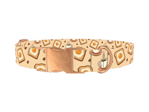Breakfast Coffee Dog Collar