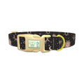 Celestial Sun and Moon Dog Collar - plastic gold