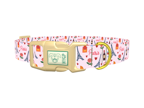 Parisian Romance Dog Collar
