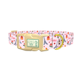 Parisian Romance Dog Collar - plastic gold