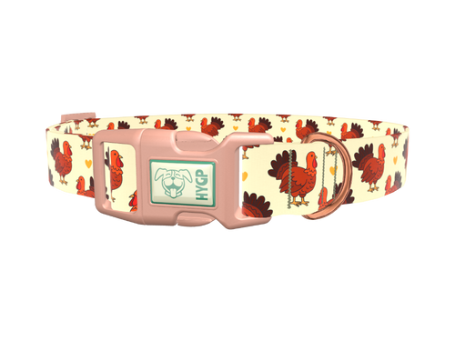 Turkey Heart Dog Collar