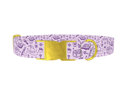 Witchy Magic Elements Dog Collar