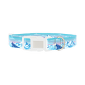 Arctic Mountain Dog Collar - plastic silver