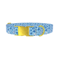 Ocean Seashell Dog Collar - metal gold