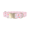 Romantic Speech Bubble Dog Collar - metal gold