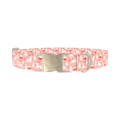 Christmas Deer Forest Dog Collar - metal silver