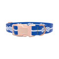Nautical Knot Dog Collar - plastic gold