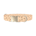 Southwestern Desert Dog Collar - metal silver