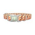 Rose Gold Link Dog Collar - plastic silver