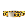 Gold Chain Link Dog Collar - metal silver