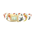 Colorful Frog Pattern Dog Collar - plastic gold